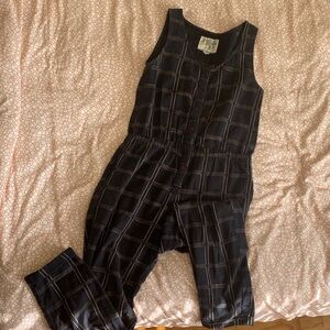Ace & Jig Black Checkered Jumpsuit